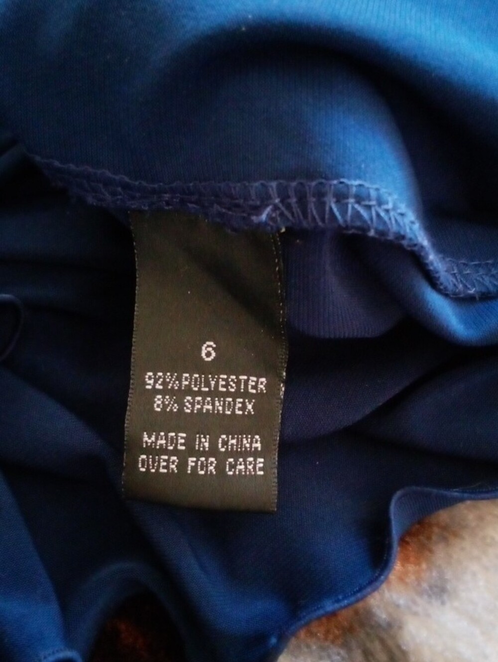 Dark Navy Blue Ruched Cross-Back Maxi Dress - Picture 6 of 7